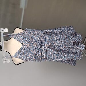Unbranded Size S Floral V-Neck Romper
